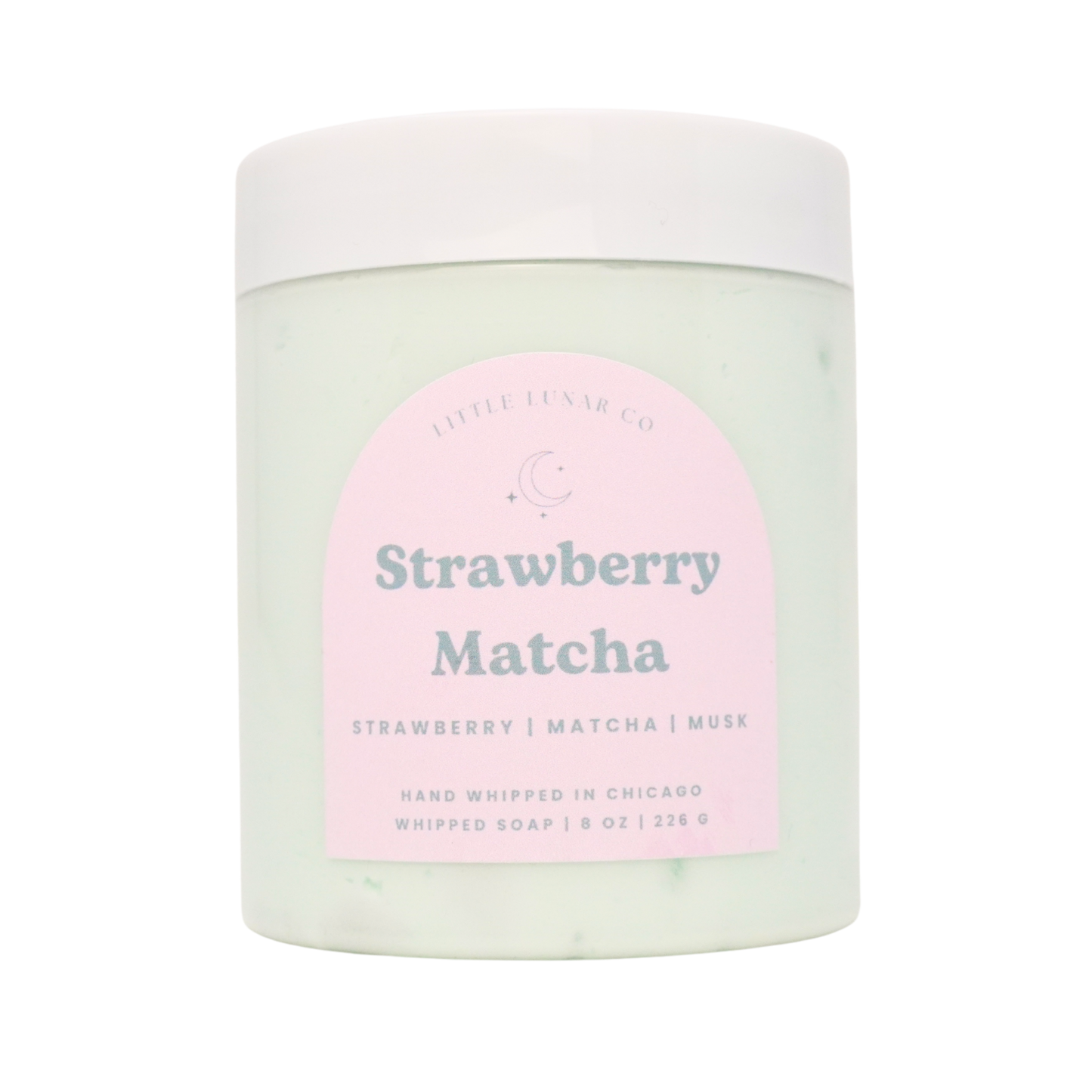 Strawberry Matcha Whipped Soap