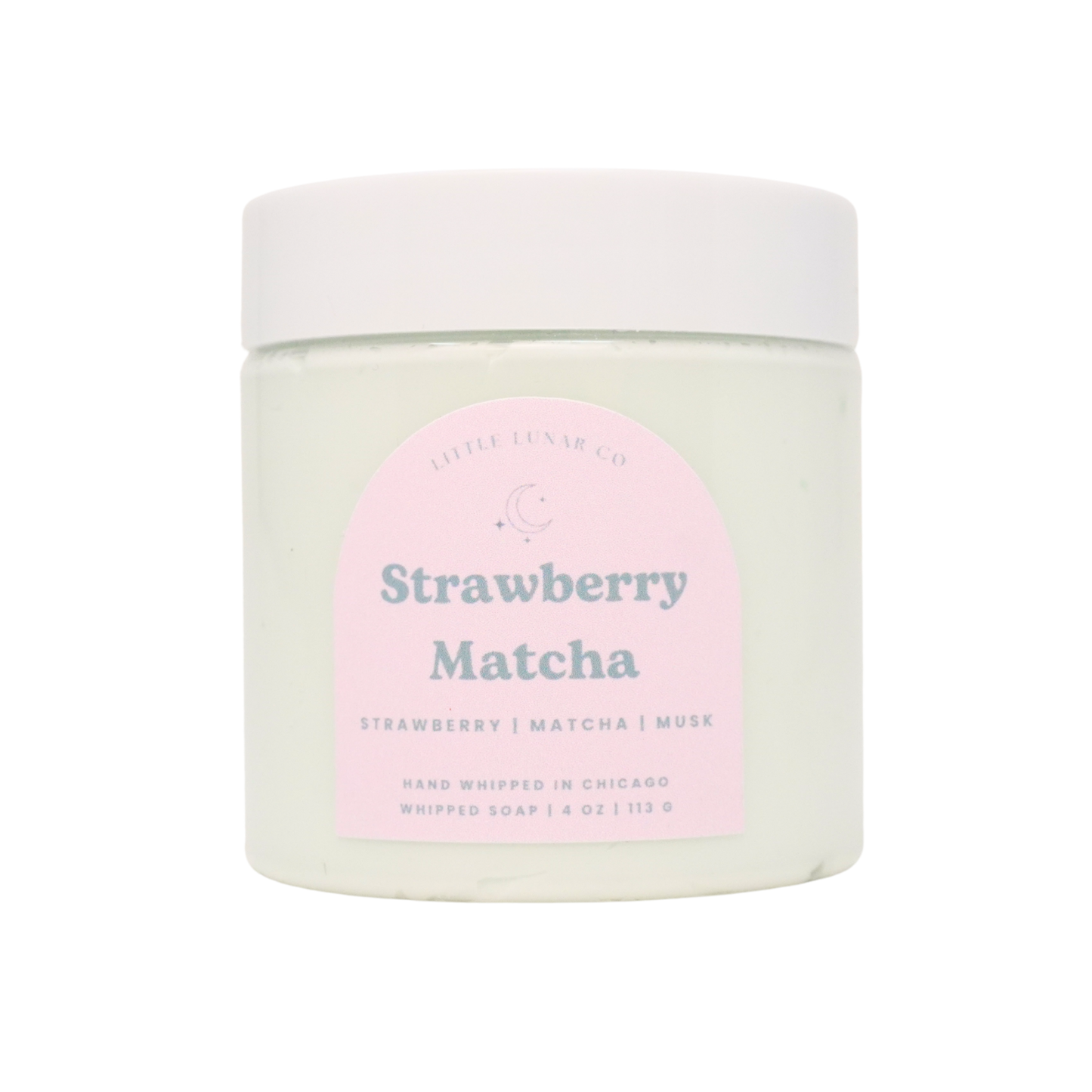 Strawberry Matcha Whipped Soap